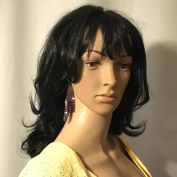 NEW Maxi Bling Statement Ombré Drop Earrings - Picture 2 of 8